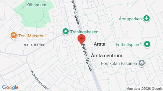 Lägenheter att hyra i Sala - kort over placeringen