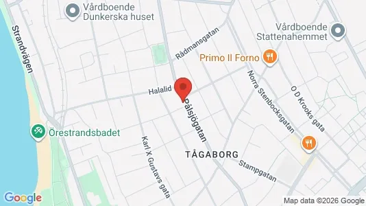 Lägenheter att hyra i Helsingborg - kort over placeringen