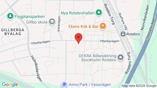 Lägenheter att hyra i Sollentuna - kort over placeringen