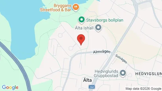 Lägenheter att hyra i Nacka - kort over placeringen