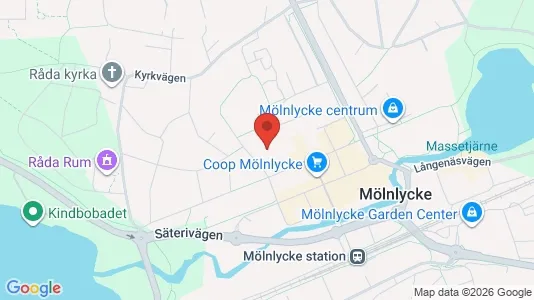 Lägenheter att hyra i Härryda - kort over placeringen