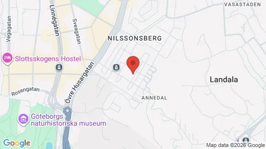 Lägenheter att hyra i Göteborg Centrum - kort over placeringen