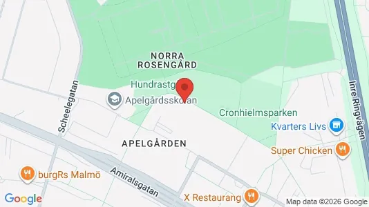 Lägenheter att hyra i Rosengård - kort over placeringen