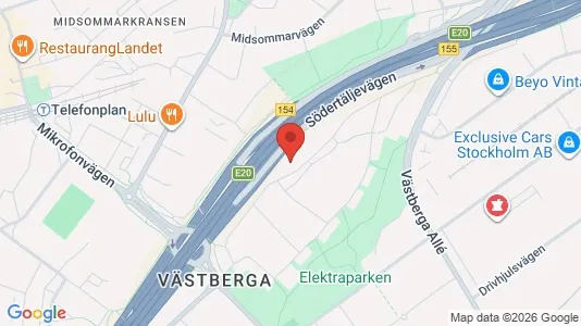 Lägenheter att hyra i Söderort - kort over placeringen