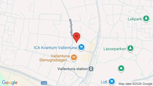 Lägenheter att hyra i Vallentuna - kort over placeringen