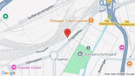 Lägenheter att hyra i Göteborg Centrum - kort over placeringen