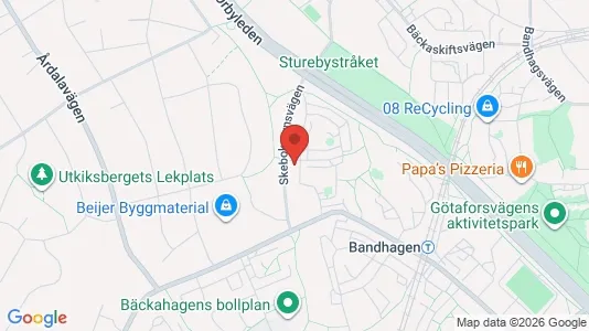 Lägenheter att hyra i Söderort - kort over placeringen