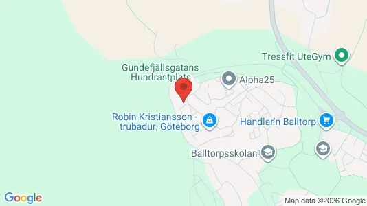 Lägenheter att hyra i Mölndal - kort over placeringen