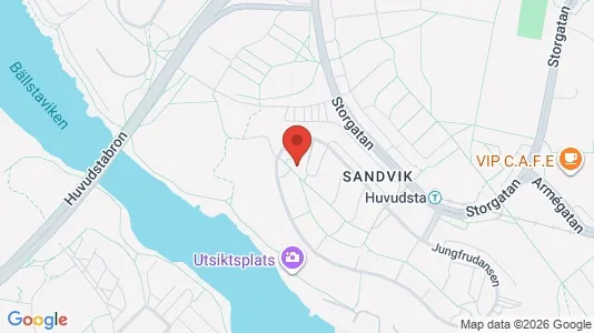 Lägenheter att hyra i Solna - kort over placeringen