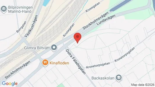 Lägenheter att hyra i Malmö Centrum - kort over placeringen