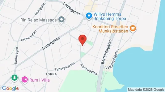 Lägenheter att hyra i Jönköping - kort over placeringen