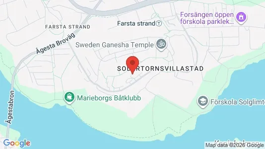Lägenheter att hyra i Söderort - kort over placeringen