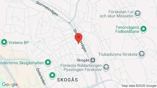 Lägenheter att hyra i Huddinge - kort over placeringen