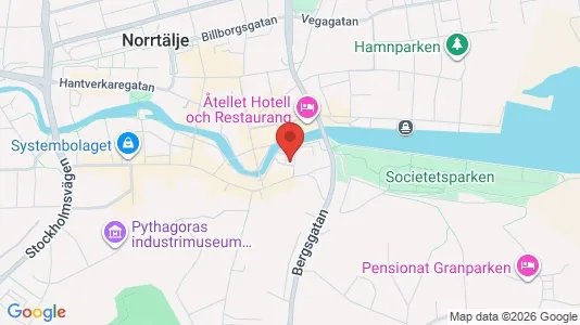 Lägenheter att hyra i Norrtälje - kort over placeringen