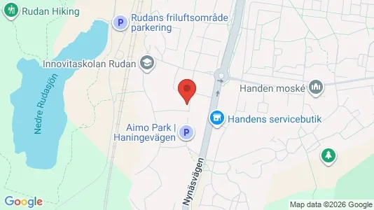 Lägenheter att hyra i Haninge - kort over placeringen