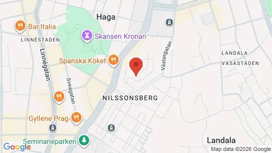 Lägenheter att hyra i Göteborg Centrum - kort over placeringen