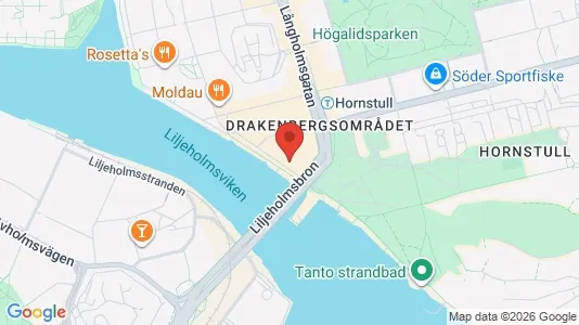 Lägenheter att hyra i Södermalm - kort over placeringen
