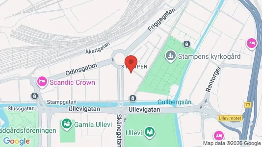 Lägenheter att hyra i Göteborg Centrum - kort over placeringen