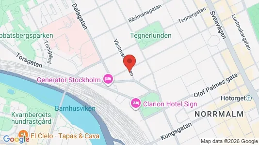 Lägenheter att hyra i Stockholm Innerstad - kort over placeringen