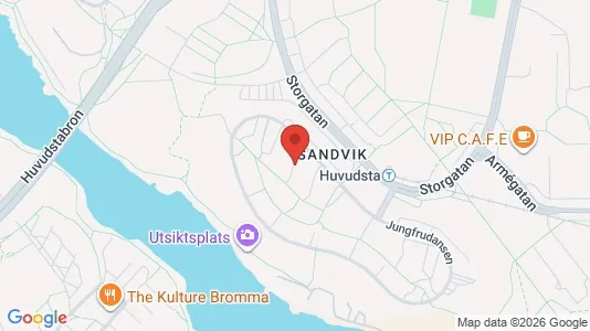 Lägenheter att hyra i Solna - kort over placeringen