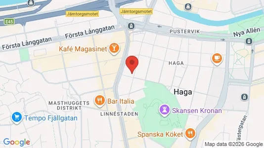 Lägenheter att hyra i Göteborg Centrum - kort over placeringen