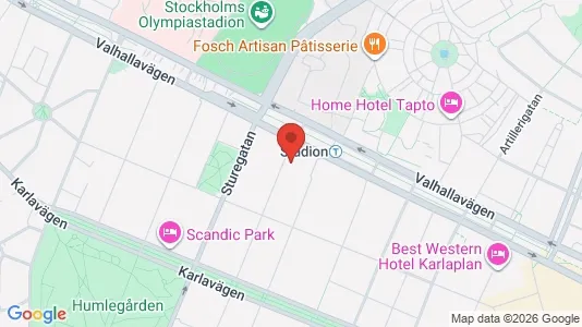 Lägenheter att hyra i Östermalm - kort over placeringen