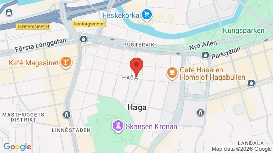 Lägenheter att hyra i Göteborg Centrum - kort over placeringen