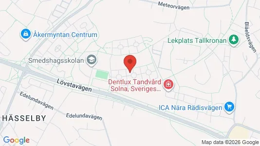 Lägenheter att hyra i Västerort - kort over placeringen