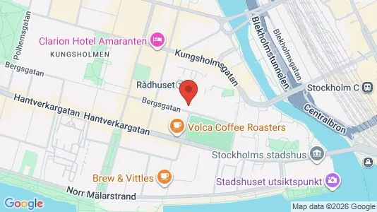 Lägenheter att hyra i Kungsholmen - kort over placeringen