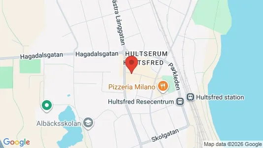 Lägenheter att hyra i Hultsfred - kort over placeringen