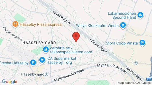 Lägenheter att hyra i Västerort - kort over placeringen