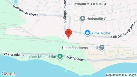 Lägenheter att hyra i Ystad - kort over placeringen