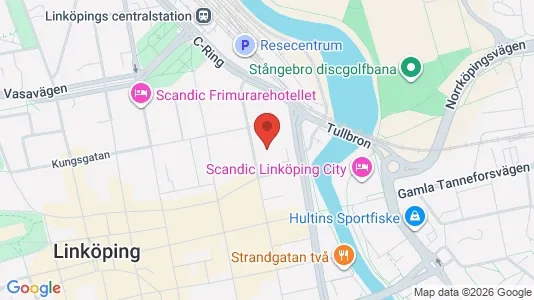 Lägenheter att hyra i Linköping - kort over placeringen