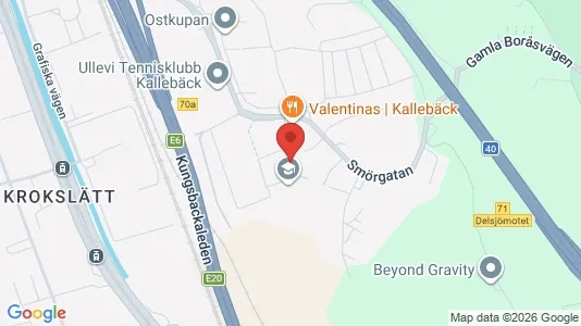 Lägenheter att hyra i Örgryte-Härlanda - kort over placeringen