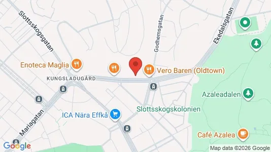 Lägenheter att hyra i Majorna-Linné - kort over placeringen