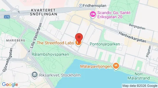 Lägenheter att hyra i Kungsholmen - kort over placeringen