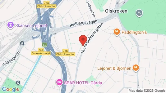 Lägenheter att hyra i Örgryte-Härlanda - kort over placeringen