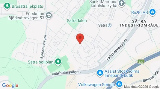 Lägenheter att hyra i Söderort - kort over placeringen