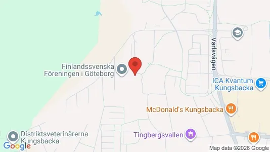 Lägenheter att hyra i Kungsbacka - kort over placeringen
