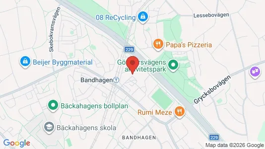 Lägenheter att hyra i Söderort - kort over placeringen