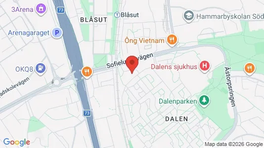 Lägenheter att hyra i Söderort - kort over placeringen
