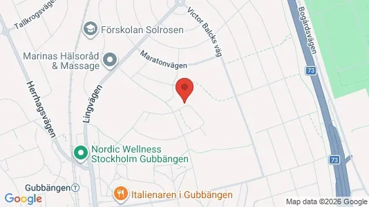 Lägenheter att hyra i Söderort - kort over placeringen