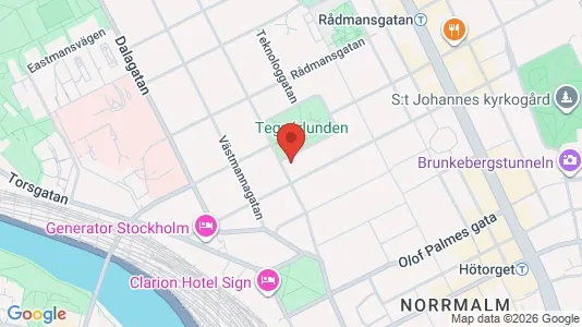 Lägenheter att hyra i Stockholm Innerstad - kort over placeringen