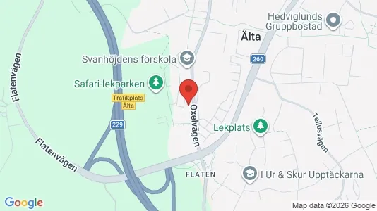 Lägenheter att hyra i Nacka - kort over placeringen