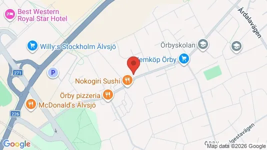 Lägenheter att hyra i Söderort - kort over placeringen