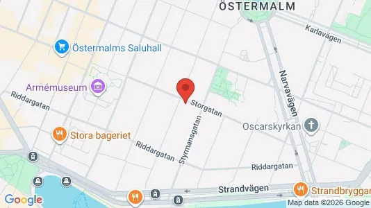 Lägenheter att hyra i Östermalm - kort over placeringen