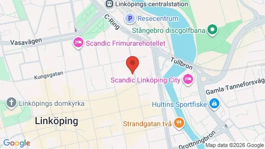 Lägenheter att hyra i Linköping - kort over placeringen