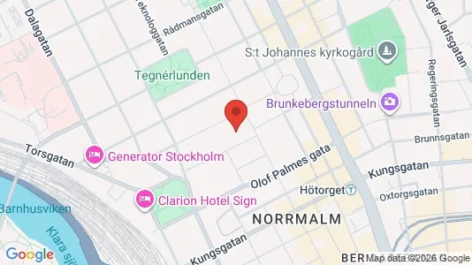 Lägenheter att hyra i Stockholm Innerstad - kort over placeringen