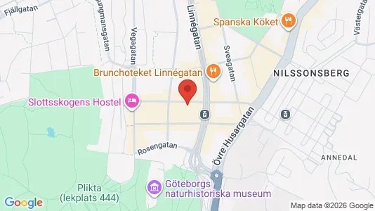 Lägenheter att hyra i Göteborg Centrum - kort over placeringen