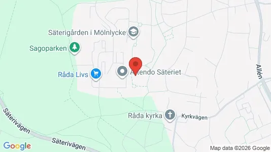 Lägenheter att hyra i Härryda - kort over placeringen